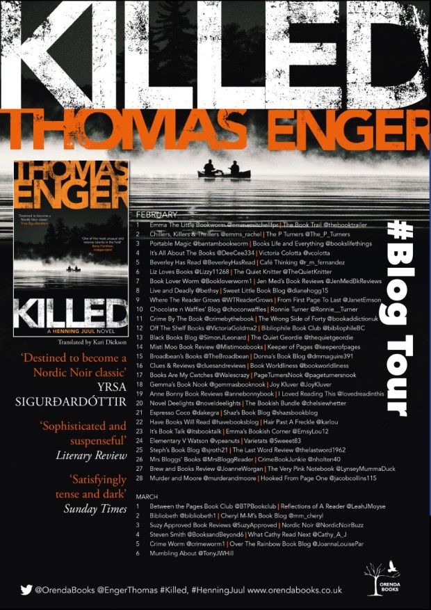 Killed Blog Tour Poster
